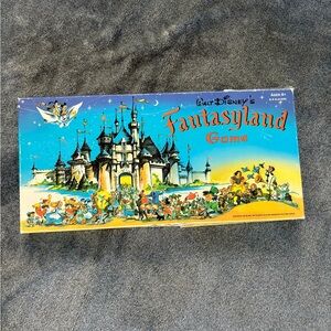 Vintage Walt Disney Fantasyland board game
